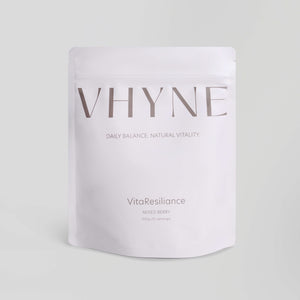 Vhyne VitaResiliance Pouch against a  light grey background